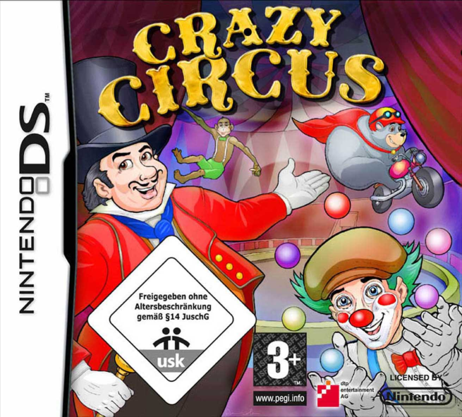 Nintendo Game Cover-Crazy Circus