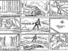 Shooting Board -Mad Dogs. Storyboard for an action sequence I did for the British TV Series