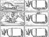 Shooting Board -Mad Dogs. Storyboard for an action sequence I did for the British TV Series
